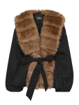 ROTATE - Faux Fur Collar  Jacket - Kunstkarusnahk - 34