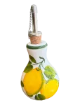 Caja Company - Lemon Oil/Vinegar W/Stopper - Oil, Vinegar & Dressing Bottles - 9X9CM.H19CM