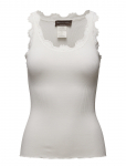 Rosemunde - Rwbabette Silk Sl U-Neck Long Lace Top - Varrukateta - L