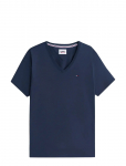 Tommy Jeans - Tjm Original Jersey V Neck Tee - L&uuml;hikeste varrukatega - L