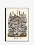Martin Schwartz - Paris Standard Poster - Linnad ja kaardid - 50X70CM