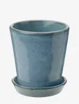 Knabstrup Keramik - Knabstrup Odlingskruka &Oslash; 10.5 Cm Dusty Blue - Lillepotid - &Oslash;10.5X11.5CM