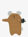 Fabelab - Pacifier Cuddle - Bear - Ochre - Lutiketid - 12X21CM