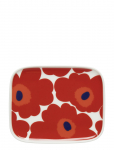 Marimekko Home - Unikko Plate 15X12 Cm - V&auml;ikesed taldrikud - 15X12CM