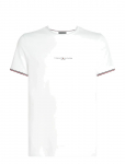 Tommy Hilfiger - Tommy Logo Tipped Tee - L&uuml;hikeste varrukatega - XXXL