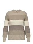 ONLY Carmakoma - Carnew Daria L/S Stripe Pullover Knt - Džemprid - 50-52