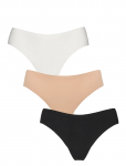 Missya - Seamless String W Lace 3-Pack - Stringid - M