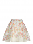 Malina - Nina Silk Blend Wide Mini Skirt - Short - XL