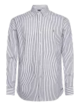 Polo Ralph Lauren - Custom Fit Striped Pinpoint Oxford Shirt - Business - 39.5