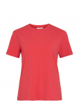Vila - Vinora S/S T-Shirt - Noos - L&uuml;hikeste varrukatega - M