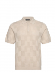 J. Lindeberg - Reymond Stacked Bridge Polo - L&uuml;hikeste varrukatega kootud polos&auml;rgid - XXL