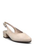 Rieker - Rieker Ladies Shoes 47063-60 Beige - Kontsaga slingback-kingad - 37