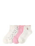 Lindex - Sock High Ankle 4 Pack Lettuce - Tavalised sokid - 39/41