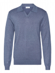 Lindbergh - Ecovero L/S V-Neck Polo - V-kaelusega - S