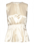 Malina - Lova High Neck Pleated Top - Varrukateta - 42