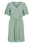 Vila - Vikally V-Neck S/S Short Dress - T-s&auml;rkkleidid - M