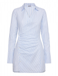 Weekday - Longsleeved Asymmetric Mini Shirt Dress - S&auml;rkkleidid - 38