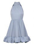 Malina - Fern Halterneck Ruffled Mini Dress - L&uuml;hikesed kleidid - XL