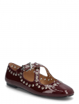 Bianco - Bialilja Cross Mary Jane Studded Faux Leather - Mary Jane kingad - 41