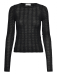 House Of Dagmar - Wool Lace Top - Pikkade varrukatega - XS