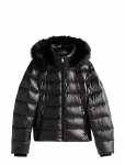 Tommy Hilfiger - Gloss Hw Down Slim Jacket W Fur - Polsterdatud jakid - M