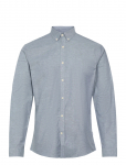 Lindbergh - Yarn Dyed Oxford Superflex Shirt L/S - Oxfordi s&auml;rgid - S