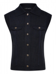 French Connection - Roland Knit Collared Gilet - Kootud vestid - XS