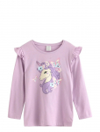 Lindex - Top Ls Frill Detail Unicorn Pr - Pikkade varrukatega T-s&auml;rgid - 98