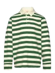 THE ANIMALS OBSERVATORY - Stripes Freen Eel Polo Shirt - Pikkade varrukatega polos&auml;rgid - 8 Y