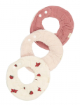 Fabelab - Ruffle Bib 3-Pack - Into The Garden - Varrukateta pudip&otilde;lled - ONE SIZE