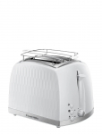 Russell Hobbs - Honeycomb 2S Toaster White - R&ouml;sterid - 2 S
