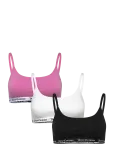 Juicy Couture - 3 Pack Cotton Ren Scoop Bralette - Braletid - XS
