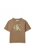 Calvin Klein - Mesh Applique Ss T-Shirt - L&uuml;hikeste varrukatega - 170