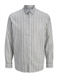 Jack & Jones - Jjesummer Linen Blend Shirt L/S Sn - Vabaaja s&auml;rgid - M