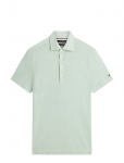Tommy Hilfiger - Dc Spread Collar Linen Polo - L&uuml;hikeste varrukatega kootud polos&auml;rgid - XXL