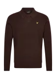 Lyle & Scott - Lambswool Blend Rugby Jumper - Pikkade varrukatega kootud polos&auml;rgid - L