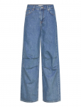 Selected - Slfwide Agathe Mw Baggy Pleated Jeans - Laiad - 33 x 32