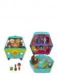 Polly Pocket - Micro Dolls And Playset, Scooby Doo Partnership Compact With Scooby And Velma, Toy Car - Filmid ja muinasjututegelased - ONE SIZE