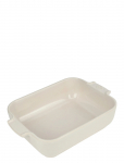 Peugeot - Appolia Keramisk Rektangul&aelig;r 25 Cm Cremehvid - Ahjuvormid - 25 CM