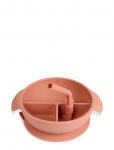 Haakaa - Haakaa Silicone Divided Suction Bowl - Rust - Beebin&otilde;ude komplektid - ONE SIZE