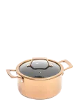 H&acirc;ws Santo - H&acirc;ws Santo Casserole 3.4L W/Lid Hybrid Coating Rose Gold - Ahjuvormid - 3.4 L