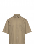 Lindbergh - Solid Dobby Cotton Shirt S/S - Vabaaja s&auml;rgid - XXL