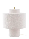 Globen Lighting - Table Lamp Noah 25 White Boucl&eacute; - Laualambid - 25X25X31CM