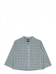 Nudie Jeans - Jutta Shirt Indigo Seersucker Blue/Offwhite - Pikkade varrukatega - X L