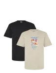ONLY & SONS - Onscaspian Airflex Ss Reg Mix Tee 2-Pack - L&uuml;hikeste varrukatega - XL