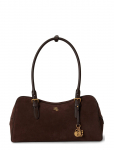 Lauren Ralph Lauren - Suede Large Marcy Zip Satchel - V&auml;ikesed &uuml;le&otilde;lakotid - ONE SIZE