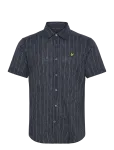 Lyle & Scott - Short Sleeve Ticking Stripe Shirt - L&uuml;hikeste varrukatega s&auml;rgid - S
