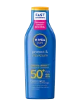 Nivea - Protect & Moisture Sun Lotion Spf 50+ - Keha - 200 ML