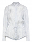 BETTTER - Lining Shirt Tie Bodysuit - Pikkade varrukatega - L