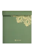 Gaiam - Olive Haze Mandala Yoga Mat 6Mm - Spordi joogamatid ja tarvikud - ONE SIZE
